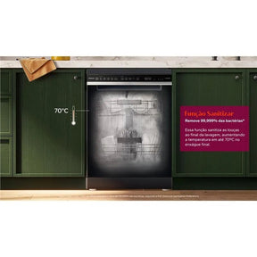 Lava Louças Brastemp 15 Serviços BLF61AE Preto