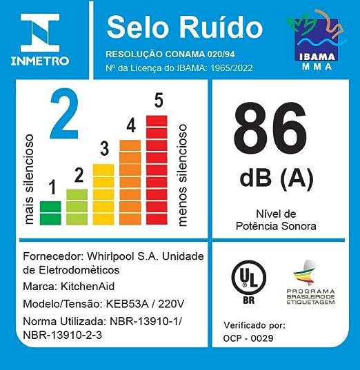 Mixer de Mão com Velocidade Variável KitchenAid Empire Red KEB53AV