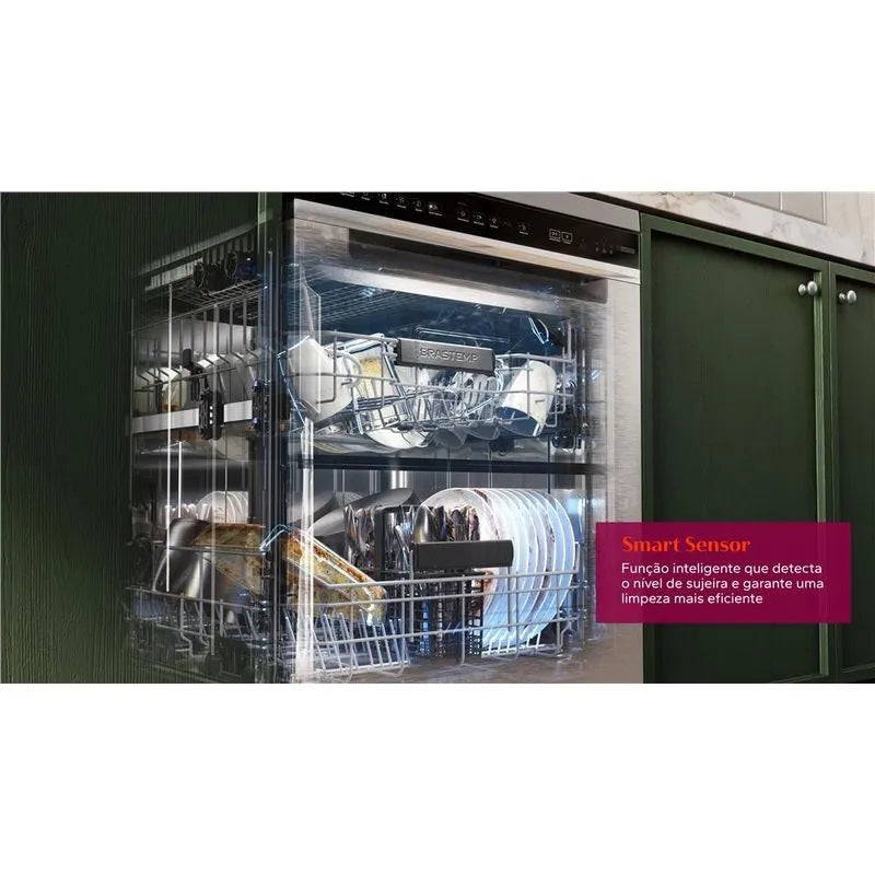 Lava Louças Brastemp 15 Serviços BLF61AE Preto